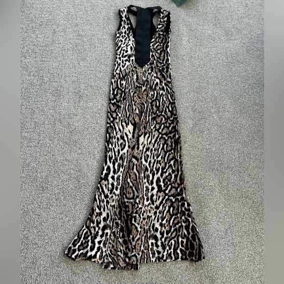 Just Cavalli Leopard Long Formal Dress Size L - Picture 6 of 14